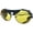 Black, variant on Road Vision Round Lens Motorcycle Sunglasses (Chrome Frames / Yellow)