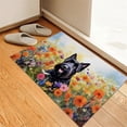 thumbnail image 3 of Welcome Spring Summer Scottish Terrier Portrait Flower Blue Sky Doormat Scottie Dog Lover Gifts Indoor Outdoor Welcome Mat - 12001, 3 of 5