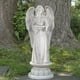 Northlight 22.5" Debout Ange avec Birdbath Votive Bougeoir Extérieur Statue de Jardin – image 2 sur 6