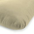 thumbnail image 3 of Jordan Manufacturing Sunbrella 74" x 22" Spectrum Sand Solid Rectangular Outdoor Chaise Lounge Cushion with Ties and Hanger Loop, 3 of 11