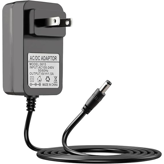 xixishop 5.8V Karaoke Machine Charger Replacement for Singing Machine SML625BTW SML625BTBK, Portable Bluetooth CD G Karaoke System Power Adapter