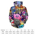 thumbnail image 3 of Kirby Hoodie 3D Print Pullover Hooded Long Sleeve Sweatshirts Tops Blouse with Pocket for Mens Womens, 3 of 7
