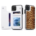 thumbnail image 3 of Wild Animal Cheetah Leopard Leather Wallet Case for iPhone 16 15 14 13 12 11 Pro Max Wallet Case Card Holder Flip, 3 of 8