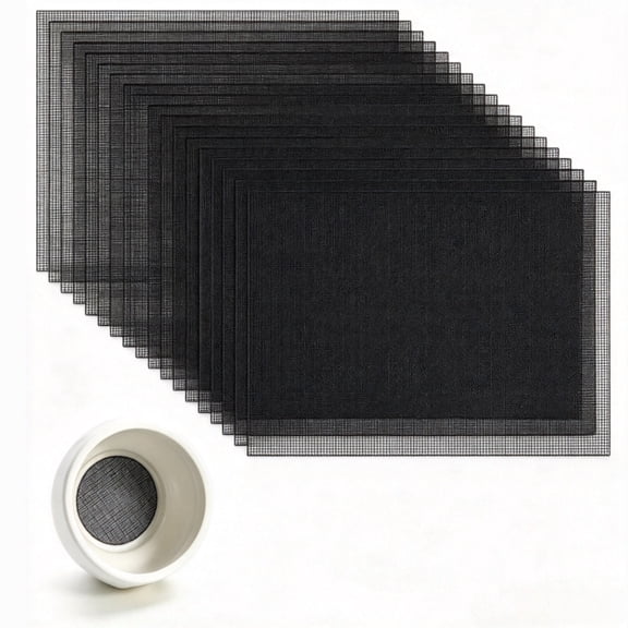 Drainage Mesh for Plant Pot Bonsai Screen Planter Mesh Drainage Screen for Garden (30 Pieces)