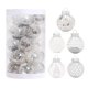 thumbnail image 2 of Juego de 25 adornos de bolas navideñas, kit de colgantes para árbol de Navidad de 2,4 pulgadas, decoración para el hogar, colgante festivo, irrompible, para Navidad y temporada, 2 of 5