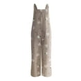 thumbnail image 4 of Leutsin Womens Pants Overalls Rompers Daisy Printed Buttons Suspender Jumpsuit, 4 of 5