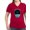 Garnet, variant on CafePress - Power Rangers Black Ranger Women's V Neck T Shirt - Women's V-Neck Dark T-Shirt