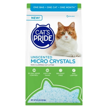 Cat's Pride Unscented Micro Crystal Cat Litter 6.5lb Bag