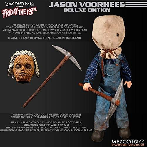 Living Dead Dolls Friday The 13th Part II Jason Voorhees Deluxe