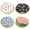 Orange, variant on 2.75'' Portable Makeup Mirror, Floral Satin Pocket Retro Vintage Compact Folding Mirrors Small Mini for Women Girls Beauty Accessories Round