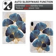 thumbnail image 4 of ELEHOLD Flip Leather Case for iPad 10th Generation 10.9" (2022) with Printed Pattern Card Slots Anti-Slip Strip Auto Wake/Sleep Kickstand Function Shockproof Folding Case,Leaf, 4 of 6