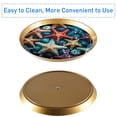 thumbnail image 5 of Starfish Elegant Cupcake Stands with Plastic Discs and Iron Pillars for Dessert Table Display, 32cm Height, 5 of 6