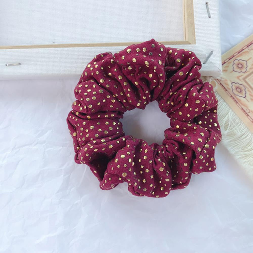 Floral Print Cotton Scrunchies Ladies Girls Hair Accessories SHIP Hot 0 K1H4
