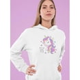 thumbnail image 2 of Fashion Unicorn Hoodie Women -Image by Shutterstock, Female XX-Large, 2 of 4