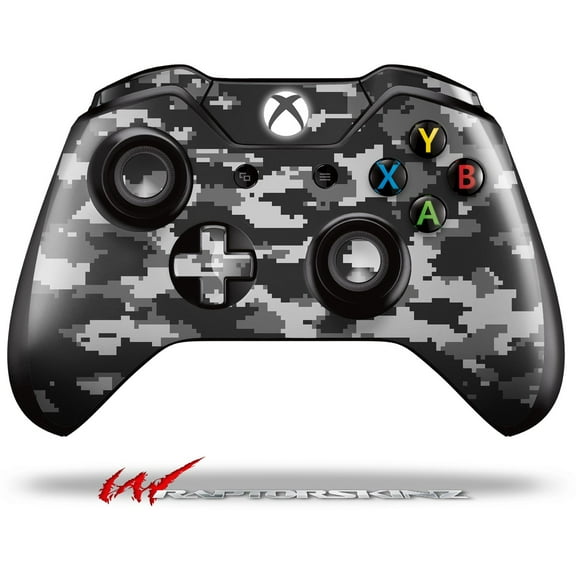 Decal Style Skin for Microsoft XBOX One Wireless Controller WraptorCamo Digital Camo Gray - (CONTROLLER NOT INCLUDED)