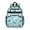 LightBlue Dinosaurs Eggs Palms Pattern, variant on Light Blue Dinosaurs Forest Pattern Cute School Backpack Bag for School with Padded Back and Adjustable Shoulder Straps 15.25"x11.5"x5.25"