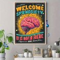 thumbnail image 4 of Qisvanset Brain Art Canvas Wall Decor 15.75x11.81 Inches, 4 of 8