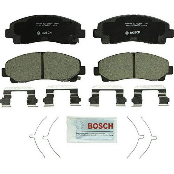 Bosch BC1584 QuietCast Premium Ceramic Disc Brake Pad Set For 2015-2017 Acura TLX; 2012-2014 Honda Ridgeline; Front