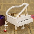 thumbnail image 2 of Yuhsdv Dancing Ballerina Music Box - Wind Up Musical Jewelry Box with Rotating Figures, Birthday Gift for Girls, Women, Home Decor (White), 2 of 9