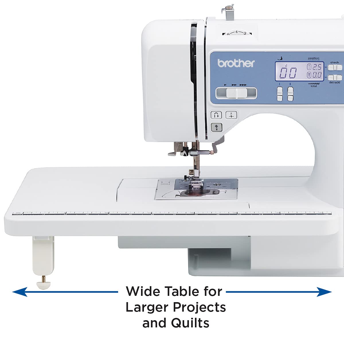 Brother XR9550 Sewing and Quilting Machine with LCD, Wide Table, 8-Sewing Feet - image 2 of 7