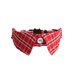 thumbnail image 1 of Nvzi Collar para gatos con hebilla ajustable de seguridad suave para perros pequeños o gatos, tartán rojo, 1 of 4