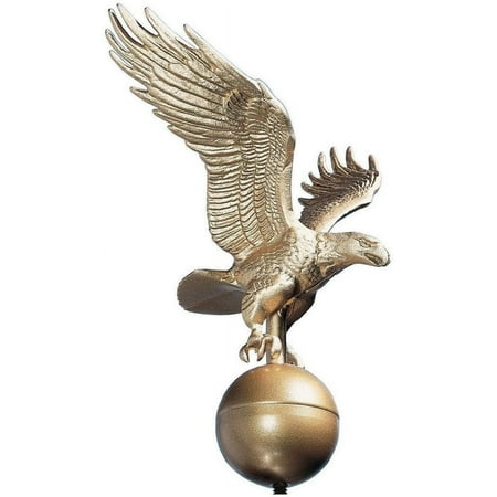 Whitehall Gold Bronze Medium Flagpole Eagle - 00803