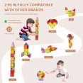 thumbnail image 5 of Magnetic Tiles Magnetic Building Toy 121 PCS Magnet Blocks for Kids 3D Set, 5 of 5