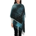 thumbnail image 1 of Foulard à Franges pour Femmes, Châle Long d'Hiver Froid avec Flocons de Neige, Léger et Chaud, 1 of 6