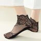 thumbnail image 4 of Dinheiro Calcetines tobilleros con cordones para mujer - Juego de 5 piezas de calcetines con volantes para mujer - Calcetines tobilleros de red de pesca para mujer, 4 of 7