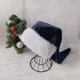 thumbnail image 3 of New Year 2024 75cm White fur Adult Christmas hat party High Quality Fur Xmas Cap Children Adult Plush Home Party Decoration, 3 of 5