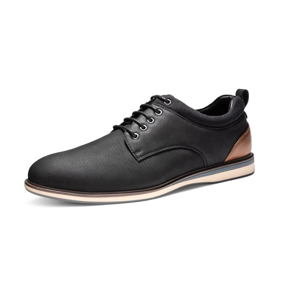 Zapatos casuales de vestir para hombre Bruno Marc talla 12 negro