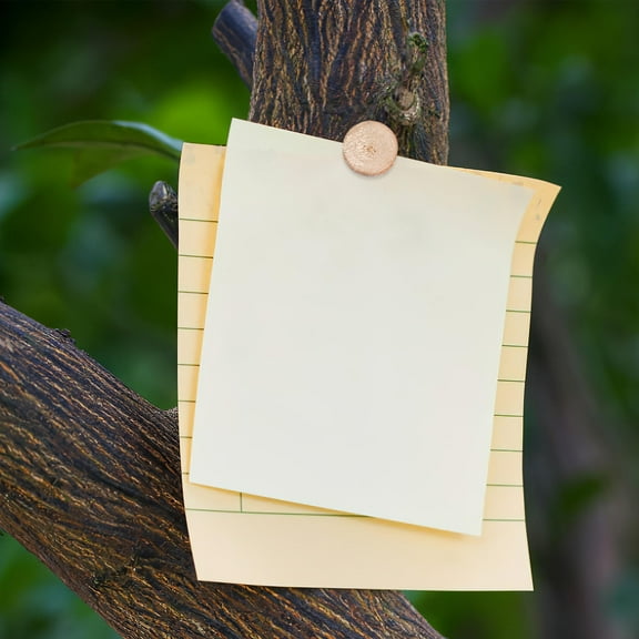 MLINS Brown Wooden Thumb Tacks for Home Use Cute Push Pins for Cork Board Reliable and Lightweight 100pcs