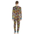 Super Mario Men's Super Minky Union Suit with Hood, Sizes SXL