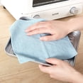 thumbnail image 2 of Toallitas de limpieza y secado de microfibra reutilizables Laklulu con bolsa dispensadora, paquete de 20 toallitas extraíbles para el hogar Paños de cocina absorbentes Paños para lavar platos Paños, 2 of 6