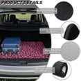 thumbnail image 6 of Binienty Hot Pink Leopard Print Rear Trunk Cargo Liner, Anti-Skid Backing Universal Fit 29" x 39" Trunk Protective Mat, Durable Stylish Car Interior Accessories for Sedan SUV, 6 of 7