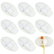 10pcs Catheter Fixation Stickers Universal Catheter Fixing Stickers (White)