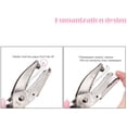 thumbnail image 3 of Small Mini Tiny Shaped Circle Metal Single Handheld Hole Paper Punch Punchers With Soft-Handled For Tags Clothing Ticket, 3 of 8