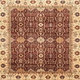 thumbnail image 1 of Ahgly Company Indoor Square Abstract Red Abstract Area Rugs, 3' Square, 1 of 6