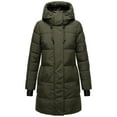thumbnail image 6 of Marikoo Women's Quilted Winter Coat with Hood - Water-Repellent - Mid-Thigh Length - Kaituu XVI, 6 of 10