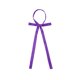 thumbnail image 1 of INSPIRAR CHIC Corbata de moño ajustable de color sólido para mujer, morado, talla única, 1 of 5