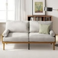 thumbnail image 1 of Zinus Denzel 68 inch 3 Seat Bamboo Sofa, 1 of 9