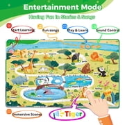 Timetome 500 Words Sound Book for Kids Ages 3-8, 23 Learning Themes, Interactive Touch and Sound Educational Toy, USB-C Rechargeable