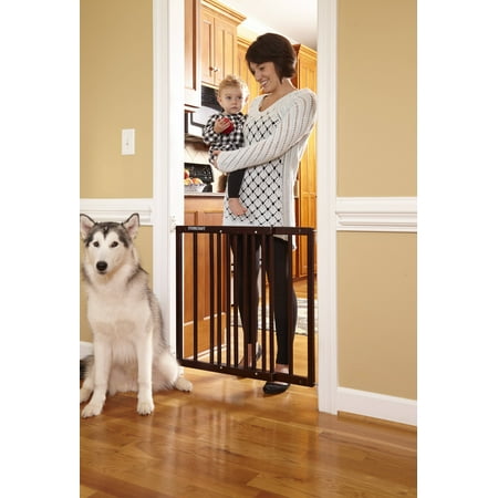 Storkcraft Easy Walk Thru Wood Safety Baby Gate 25