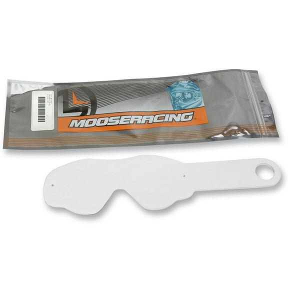 Moose Racing Qualifier Goggle Tear Offs Clear 50 Pack
