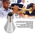 thumbnail image 4 of Trumpet Mute, Composite Cork Pad Trumpet Noise Reducer Portable  for Practice, 4 of 8