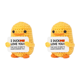 thumbnail image 1 of Pato inspirador crochet lindo tejido de punto hecho a mano (m), 1 of 5