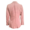 thumbnail image 2 of Vedolay Tops for Women Casual Women's Casual Long Sleeve Open Front Lapel Collar Work Office Blazer Jacket,Pink XL, 2 of 4