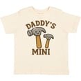 thumbnail image 3 of Inktastic Daddy's Mini Cute Hammer Family Design Boys or Girls Toddler T-Shirt, 3 of 5