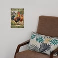 thumbnail image 7 of 1pc "Chickens Make Me Happy Humans Make My Head Hurt" Funny Chicken Metal Tin Sign 12x8in/30x20cm Rooster and Hen Art Plaque Poster Wall Decor for Outdoor Yard Garden Chicken Coop Shed, 7 of 7