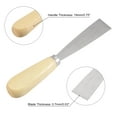 thumbnail image 3 of Uxcell 1" Carbon Steel Putty Scraper Wooden Handle for Drywall Pack of 3, 3 of 6